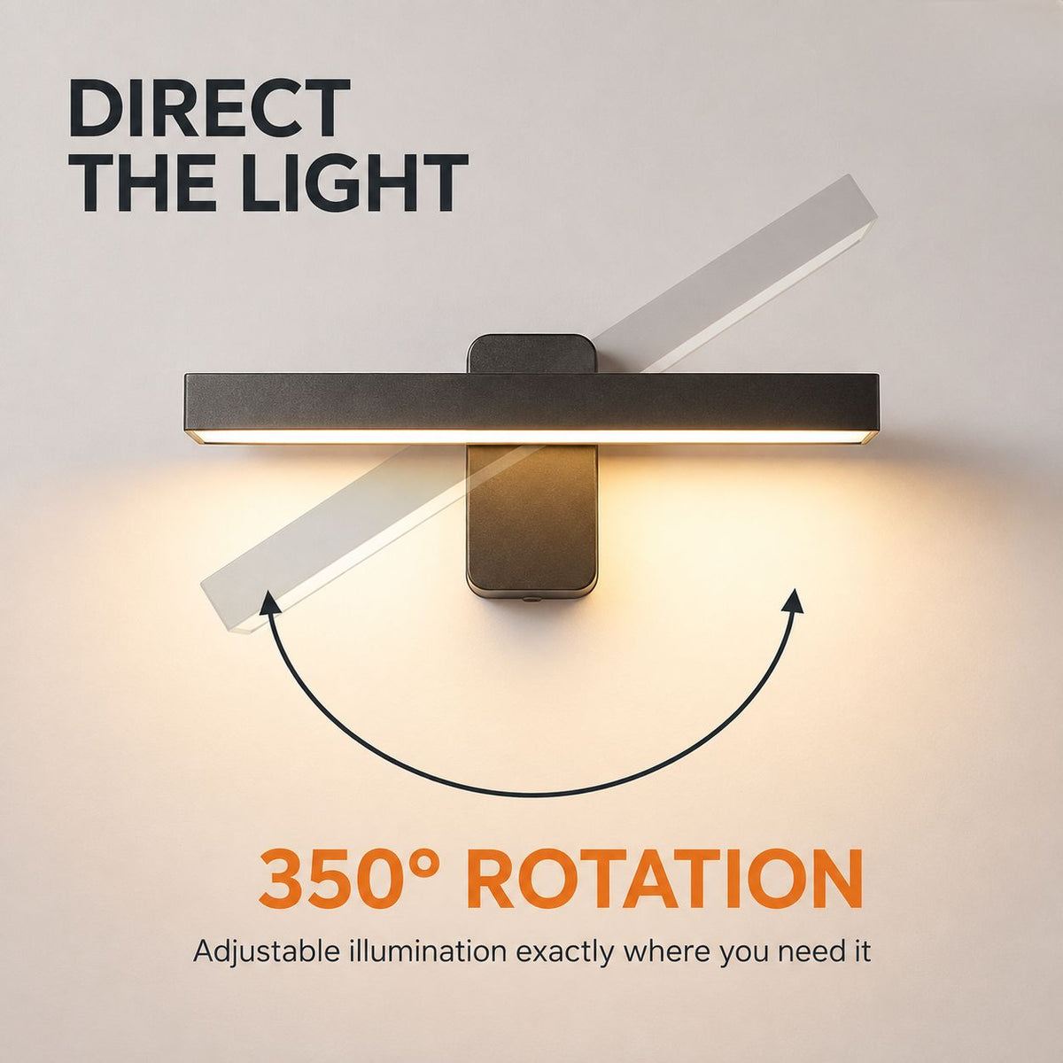Outdoor Wall Light | Linear LED Bar, Sensor Option, 20 to 50cm