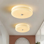 Luminara | Chic Modern Round Glass Flush Mount Ceiling Light 1