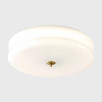 Luminara | Chic Modern Round Glass Flush Mount Ceiling Light 9