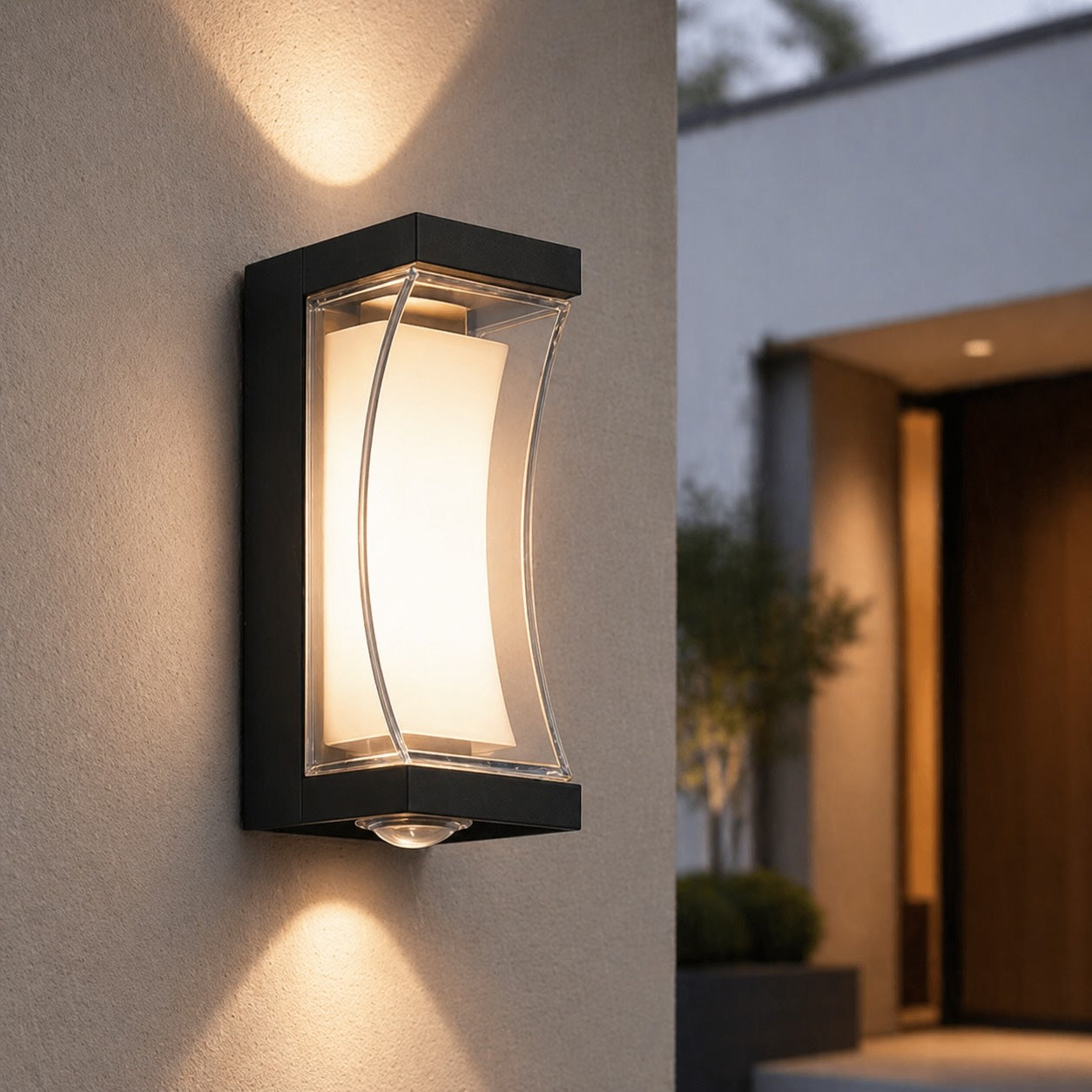 Luminara | Durable Weatherproof Outdoor Wall Lantern with Dual Illumination 0