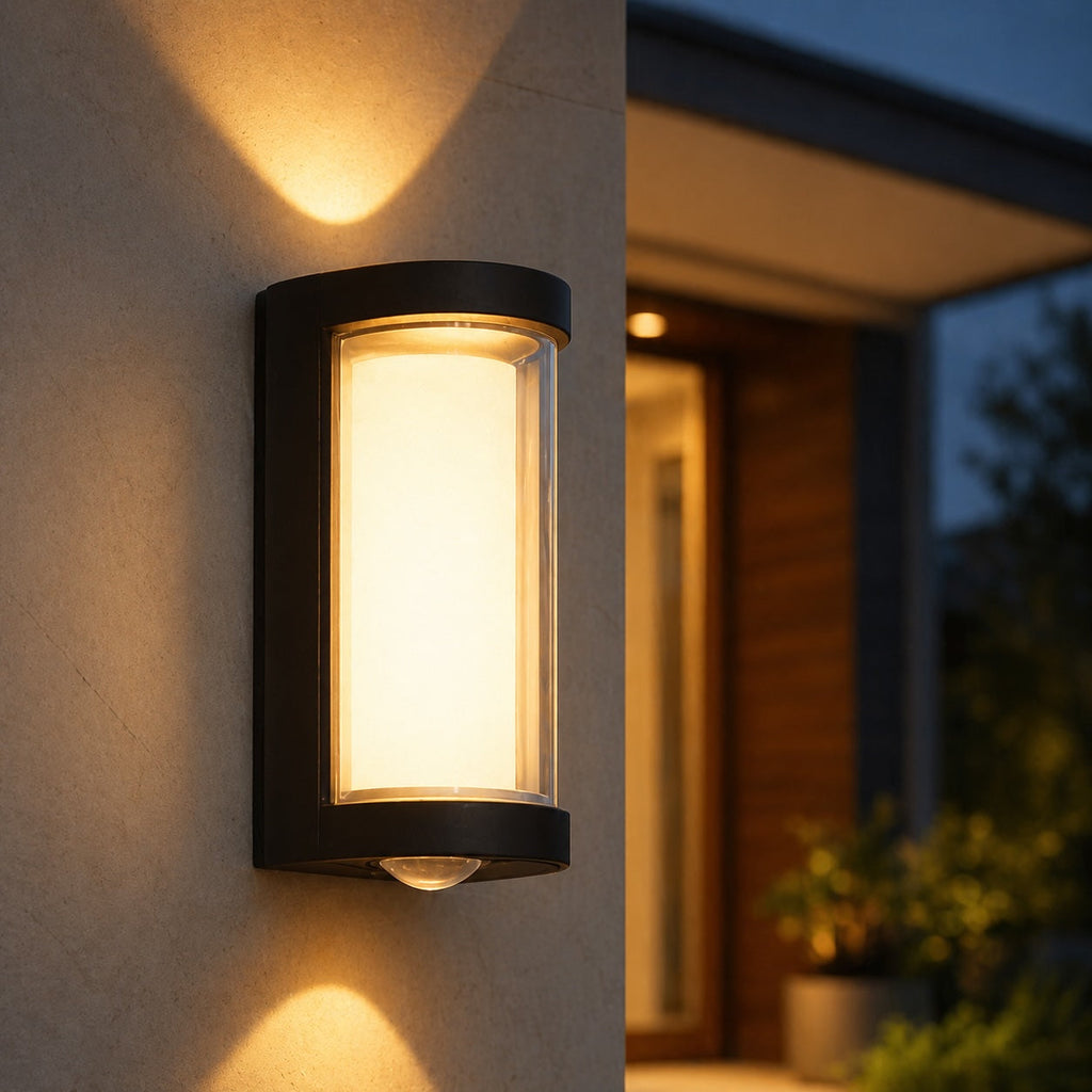 Luminara | Durable Weatherproof Outdoor Wall Lantern with Dual Illumination 1