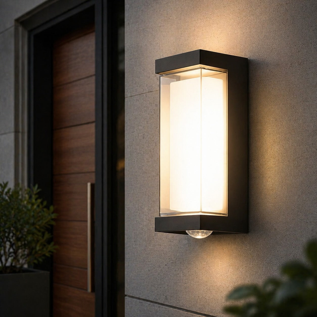 Luminara | Durable Weatherproof Outdoor Wall Lantern with Dual Illumination 2