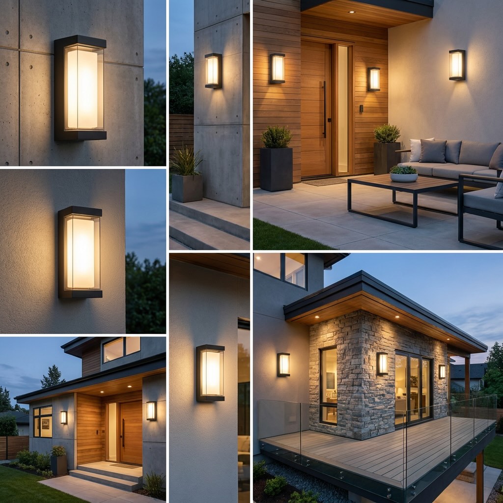 Luminara | Durable Weatherproof Outdoor Wall Lantern with Dual Illumination 4