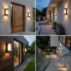 Luminara | Durable Weatherproof Outdoor Wall Lantern with Dual Illumination 5