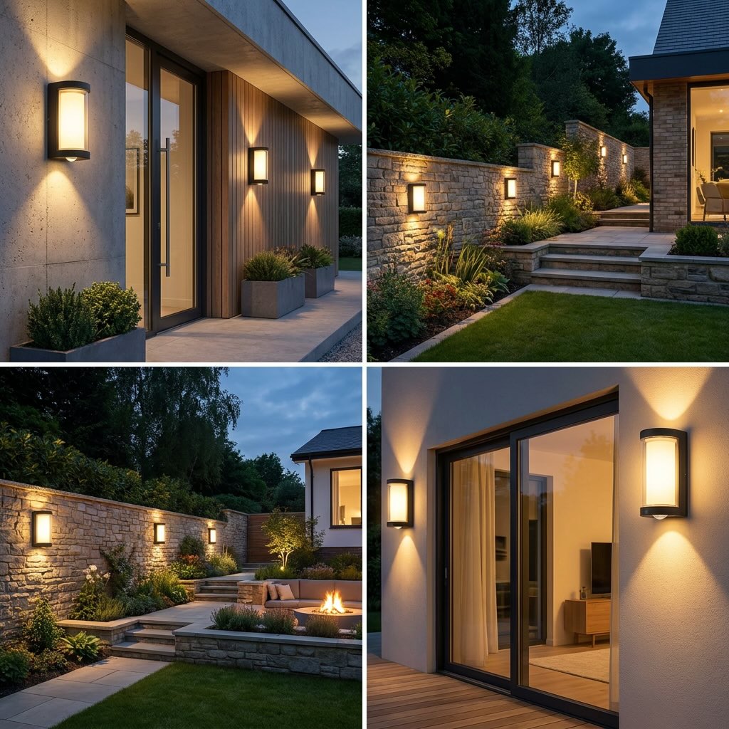 Luminara | Durable Weatherproof Outdoor Wall Lantern with Dual Illumination 6