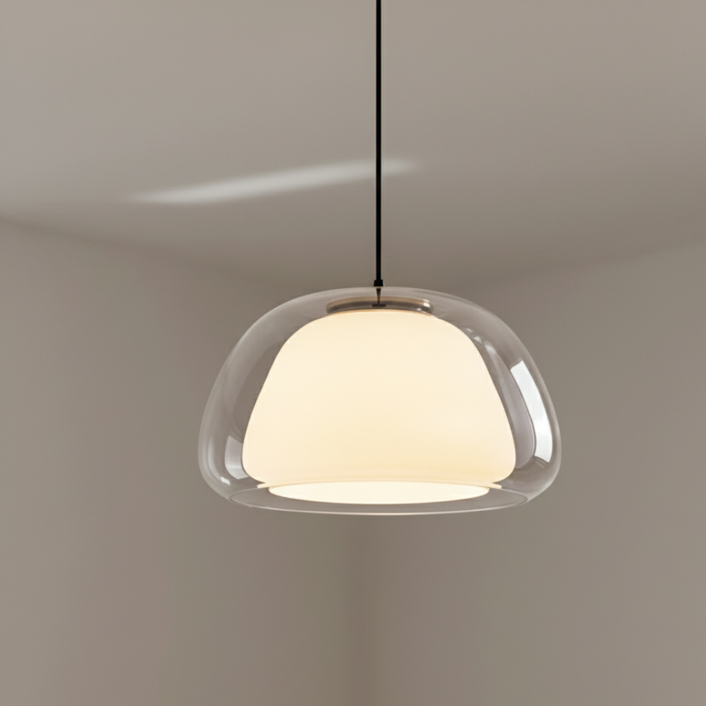 Luminara | Elegant Adjustable Glass Dome Kitchen Pendant Light Fixture 2