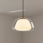 Luminara | Elegant Adjustable Glass Dome Kitchen Pendant Light Fixture 2