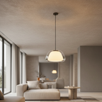 Luminara | Elegant Adjustable Glass Dome Kitchen Pendant Light Fixture 5