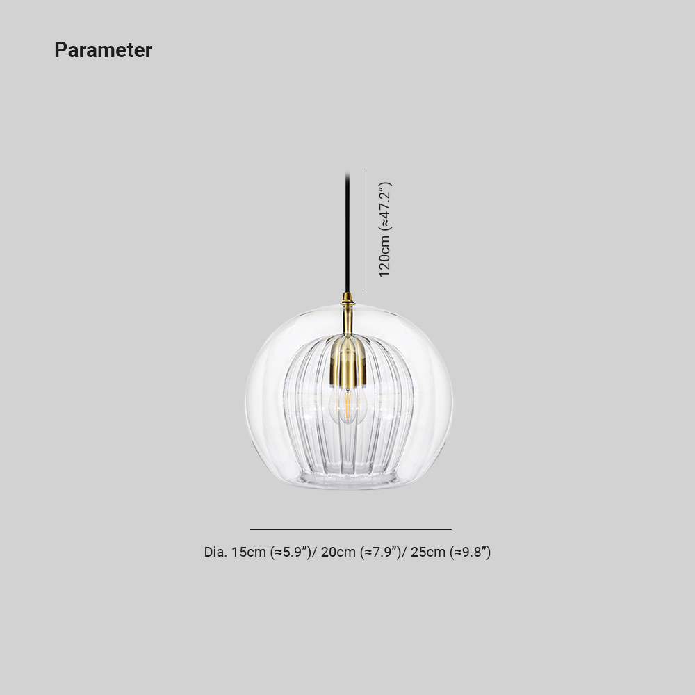 Luminara | Elegant Amber Glass Kitchen Pendant Lighting Fixture 4
