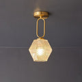 Luminara | Elegant Antique Brass Flush Mount Ceiling Light Fixture 0
