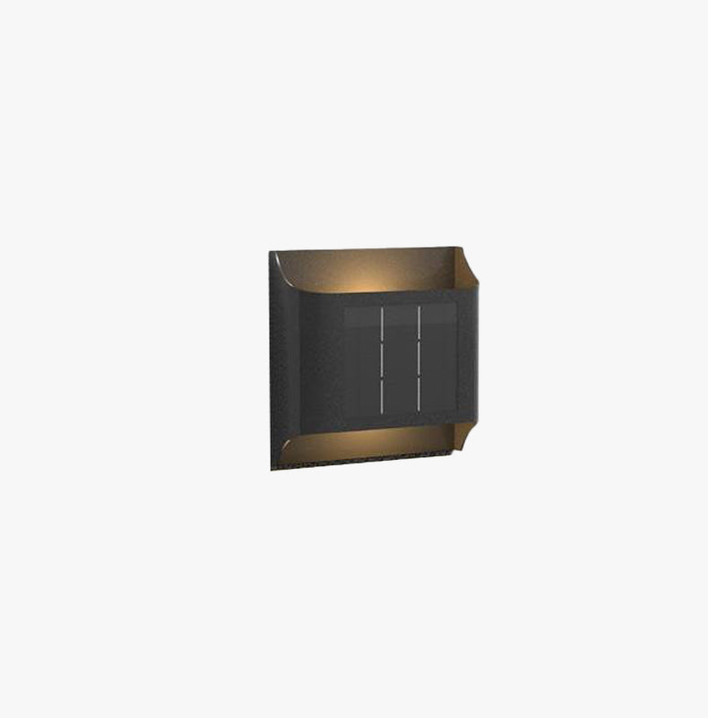 Luminara | Elegant Durable Metal Solar Outdoor Wall Lamp 1
