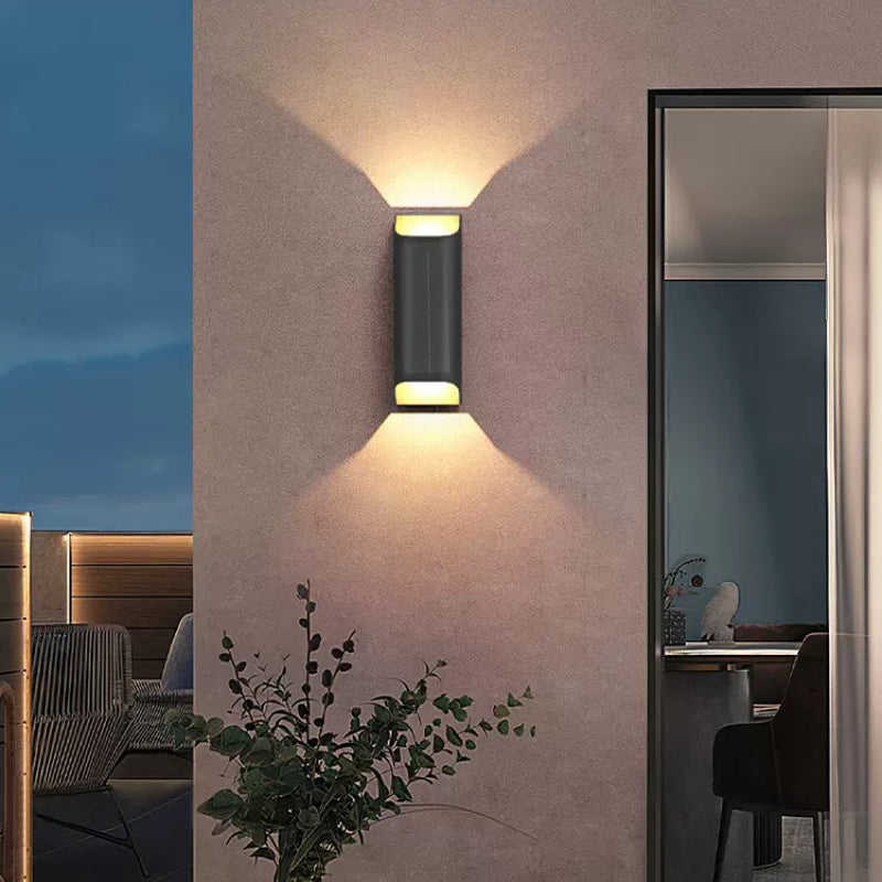 Luminara | Elegant Durable Metal Solar Outdoor Wall Lamp 6