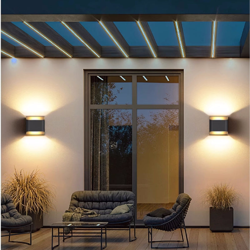 Luminara | Elegant Durable Metal Solar Outdoor Wall Lamp 7