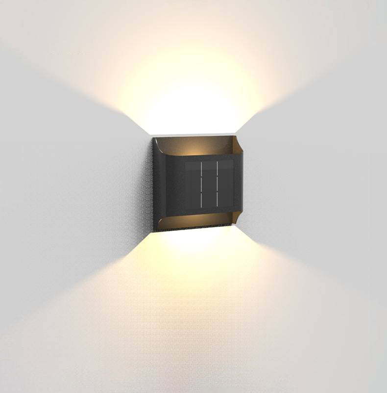 Luminara | Elegant Durable Metal Solar Outdoor Wall Lamp 8