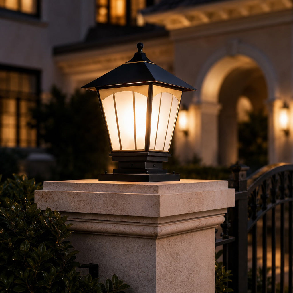 Luminara | Elegant Durable Outdoor Pillar Light Fixture 2
