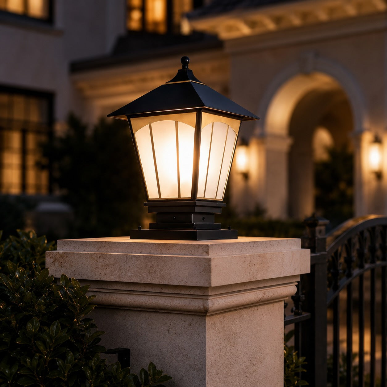 Luminara | Elegant Durable Outdoor Pillar Light Fixture 2