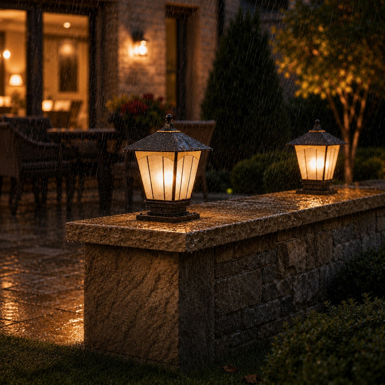 Luminara | Elegant Durable Outdoor Pillar Light Fixture 4