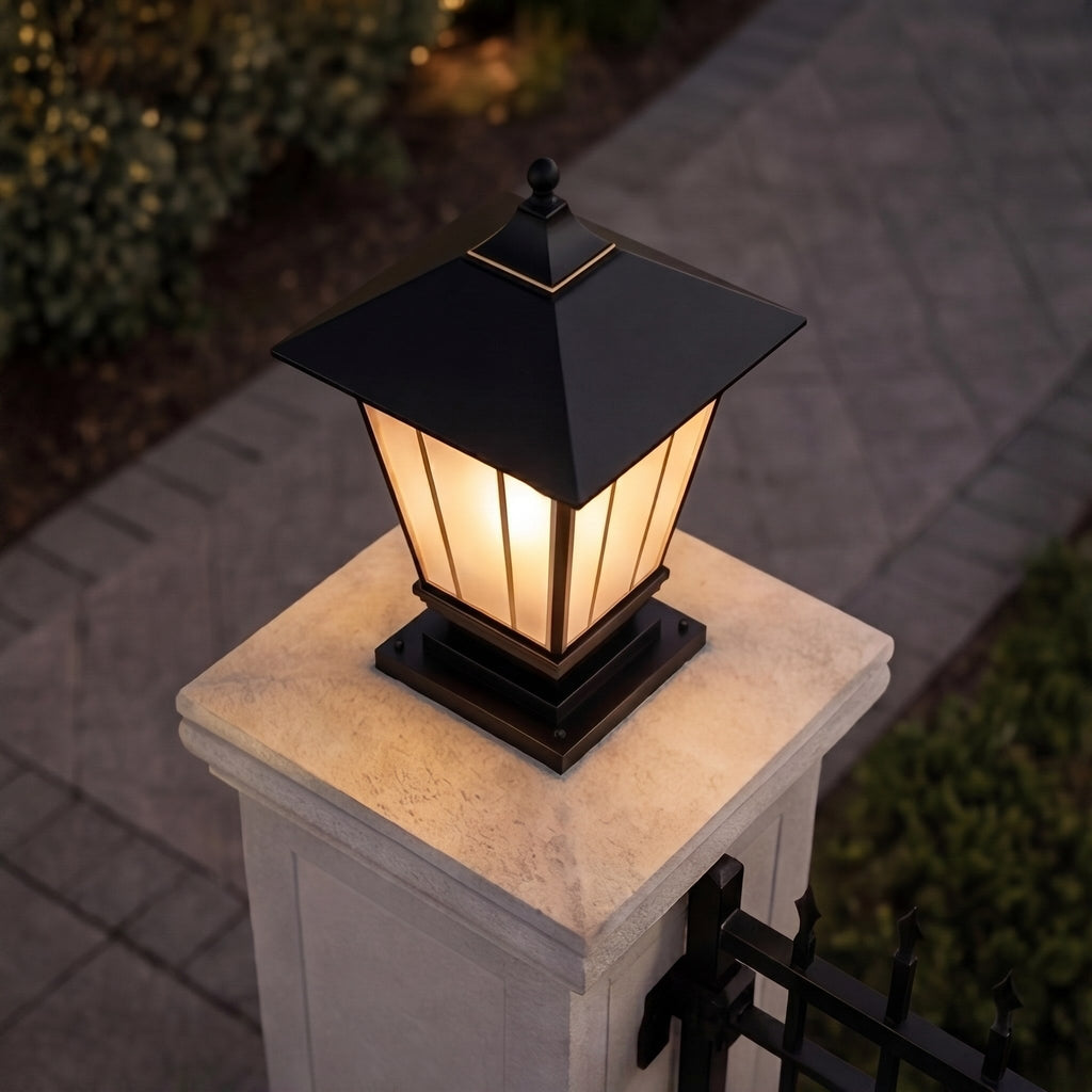 Luminara | Elegant Durable Outdoor Pillar Light Fixture 5