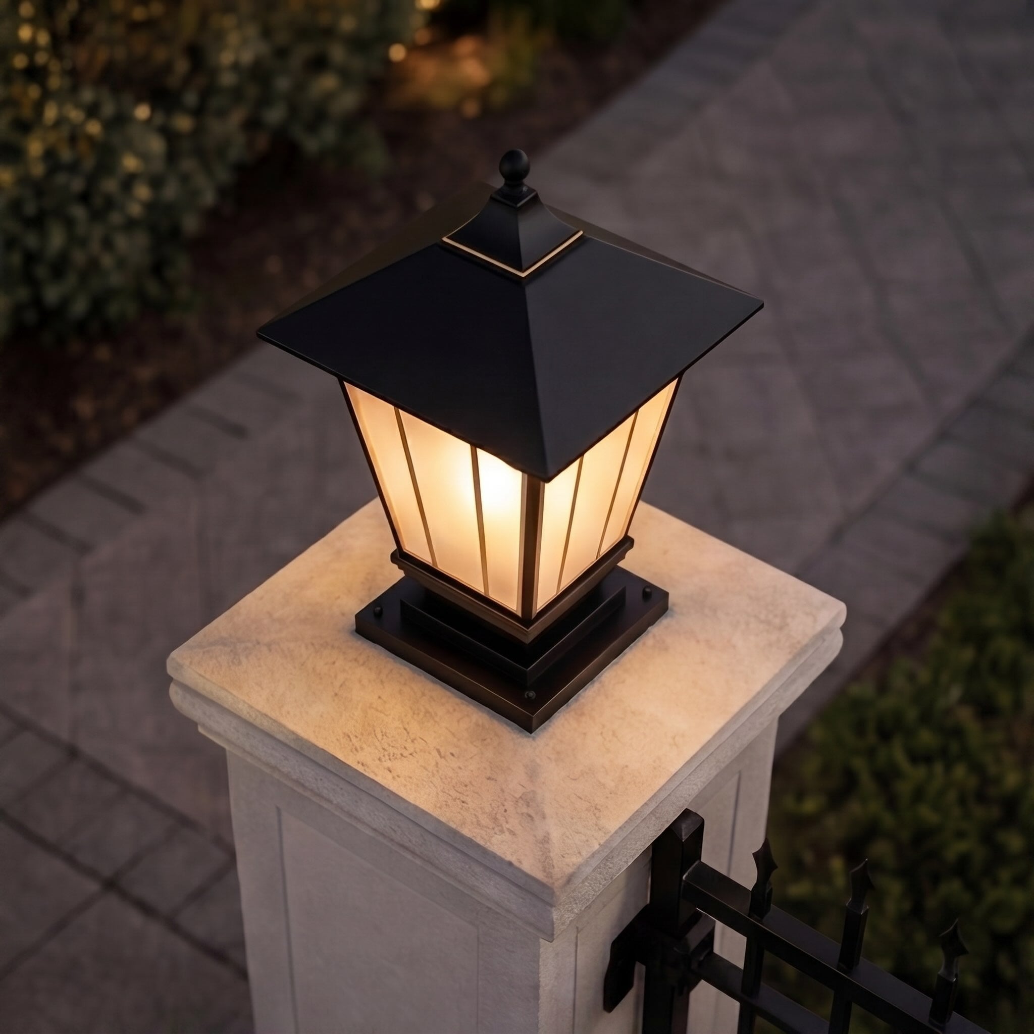 Luminara | Elegant Durable Outdoor Pillar Light Fixture 5