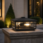 Luminara | Elegant Minimalist Outdoor Wall Pillar Light Fixture 0