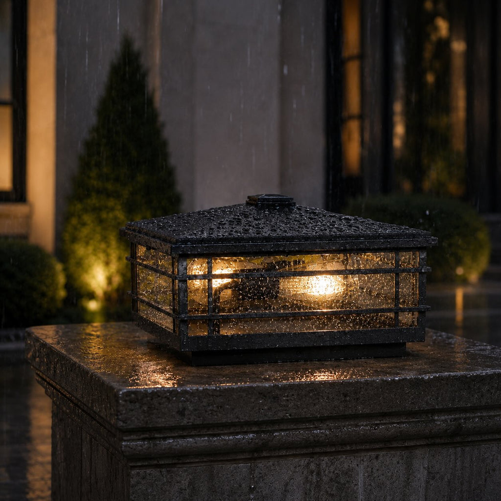 Luminara | Elegant Minimalist Outdoor Wall Pillar Light Fixture 3