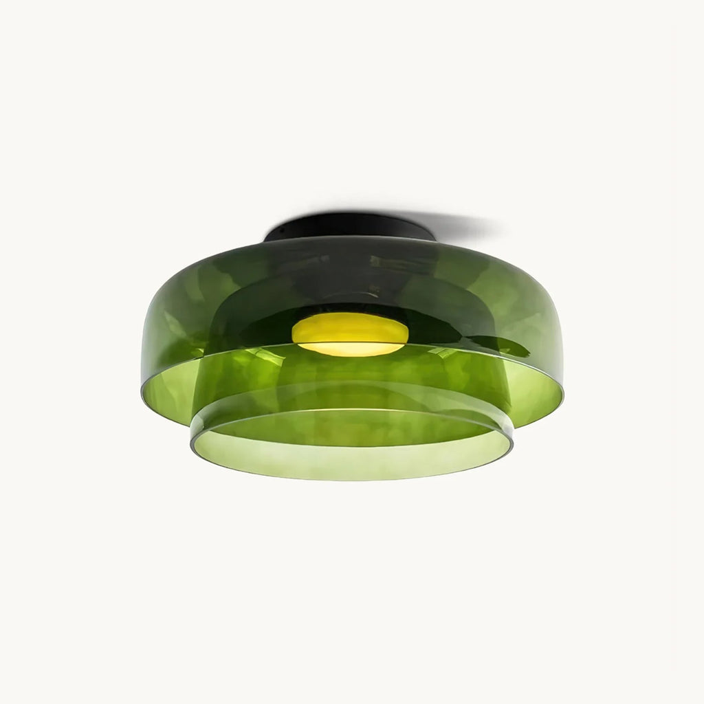 Luminara | Elegant Modern Glass Flush Mount Ceiling Light Fixture 1