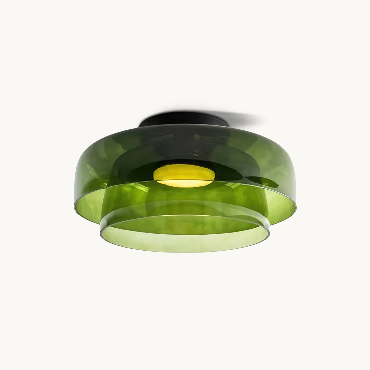 Luminara | Elegant Modern Glass Flush Mount Ceiling Light Fixture 1