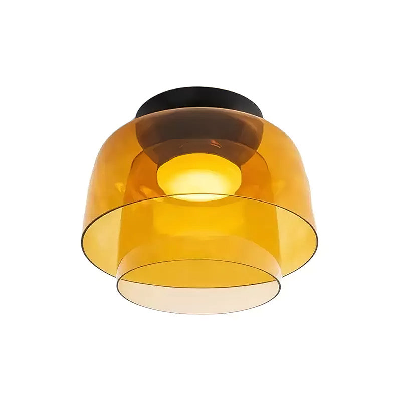Luminara | Elegant Modern Glass Flush Mount Ceiling Light Fixture 12