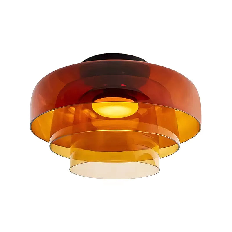 Luminara | Elegant Modern Glass Flush Mount Ceiling Light Fixture 15