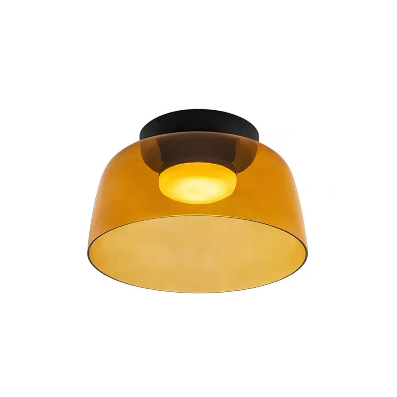 Luminara | Elegant Modern Glass Flush Mount Ceiling Light Fixture 18