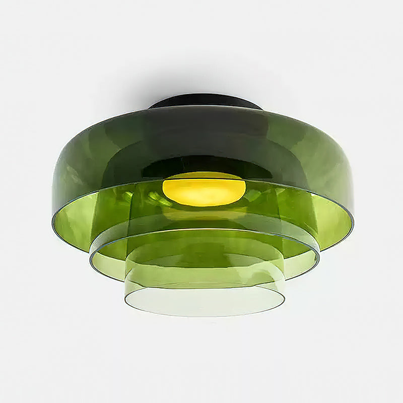 Luminara | Elegant Modern Glass Flush Mount Ceiling Light Fixture 19