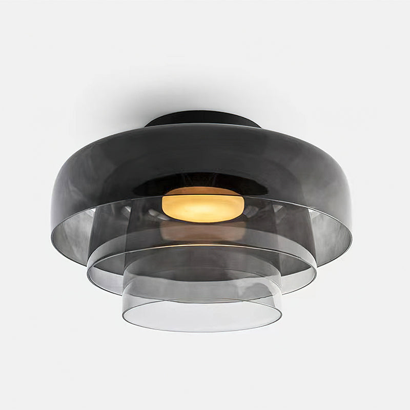 Luminara | Elegant Modern Glass Flush Mount Ceiling Light Fixture 21