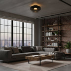 Luminara | Elegant Modern Glass Flush Mount Ceiling Light Fixture 7