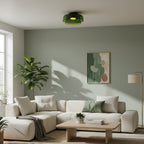 Luminara | Elegant Modern Glass Flush Mount Ceiling Light Fixture 8