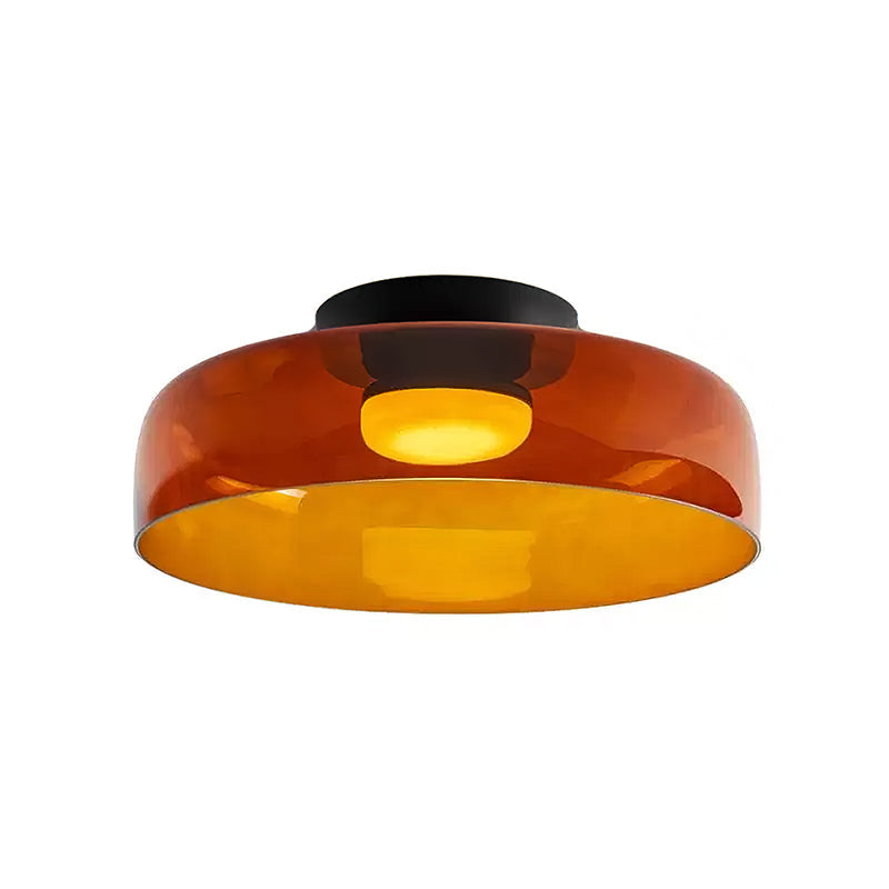 Luminara | Elegant Modern Glass Flush Mount Ceiling Light Fixture 9