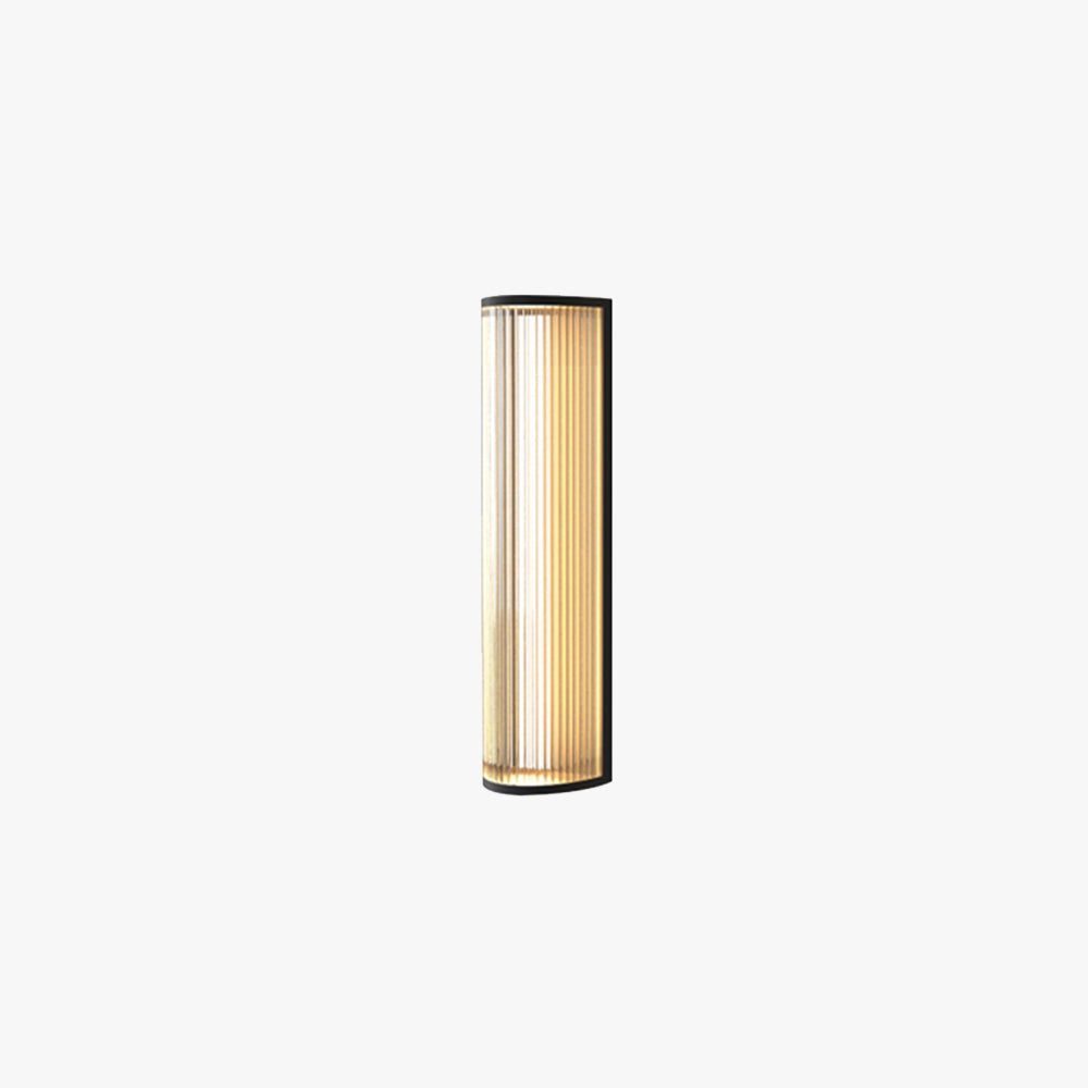 Luminara | Elegant Modern Outdoor Metal Wall Lamp with Warm Light 1