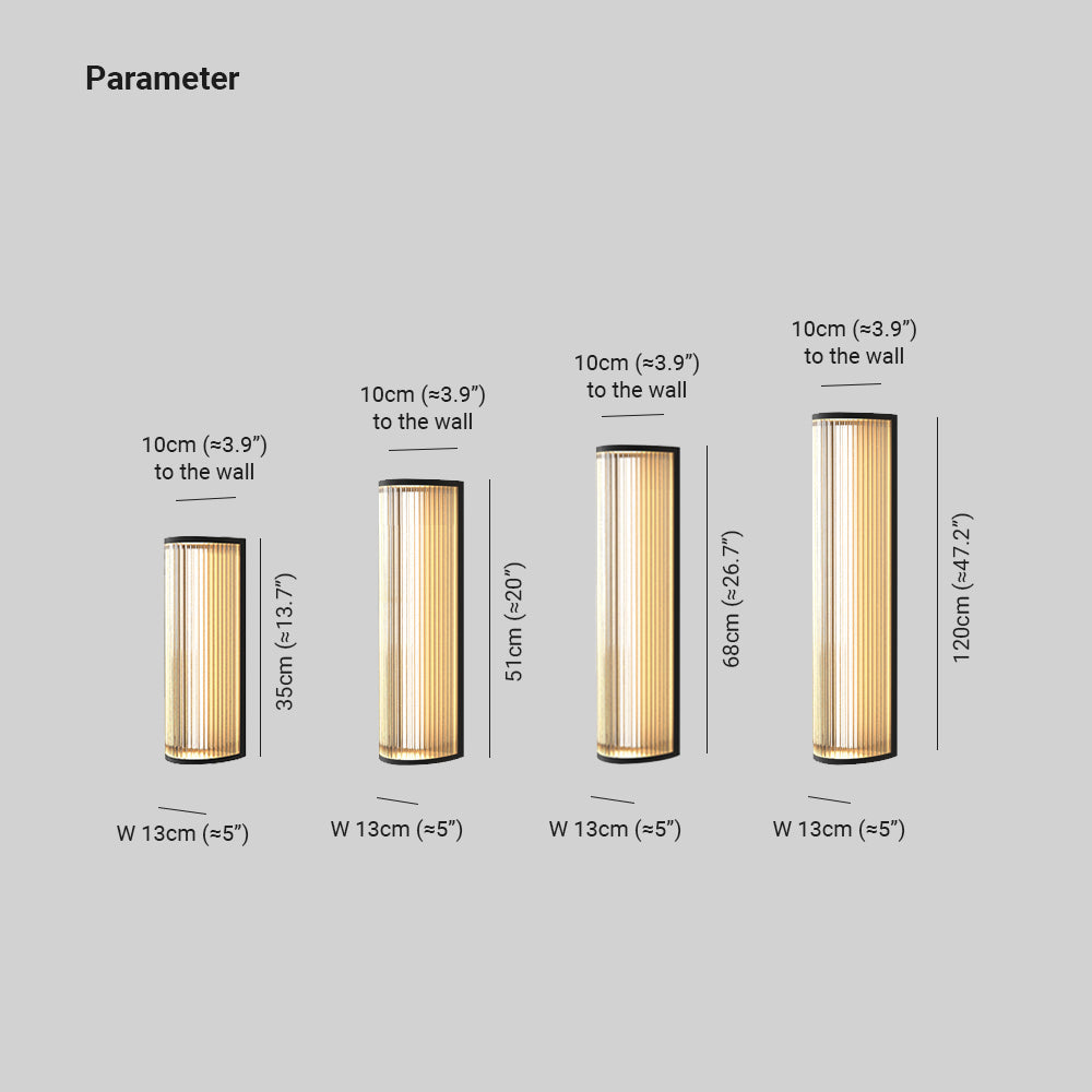 Luminara | Elegant Modern Outdoor Metal Wall Lamp with Warm Light 5