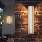 Luminara | Elegant Modern Outdoor Metal Wall Lamp with Warm Light 6