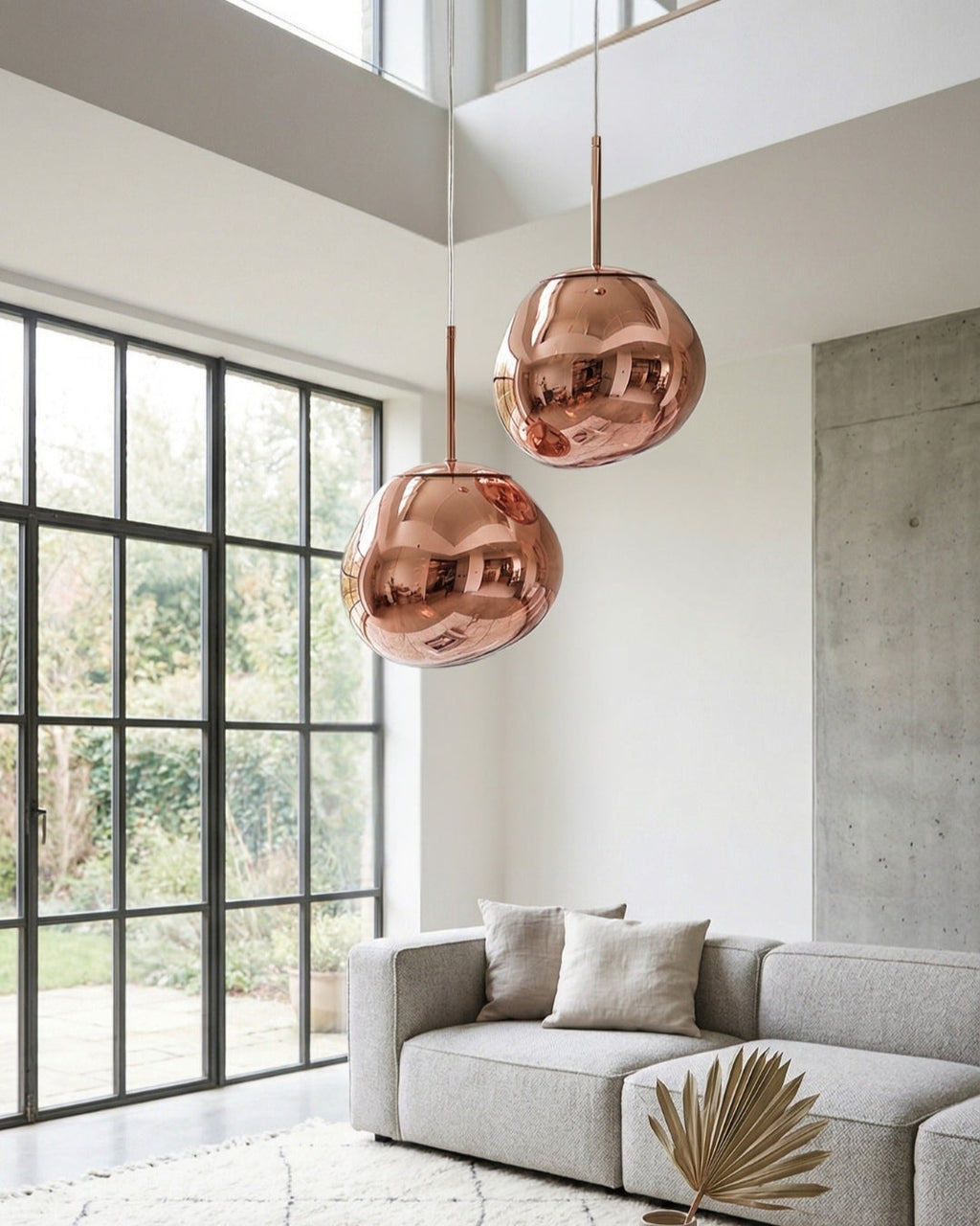 Luminara | Elegant Reflective PVC Pendant Light Fixture 8