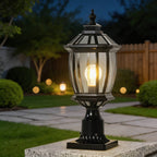 Luminara | Elegant Solar Garden Pillar Lights for Outdoor Landscape Lighting 1