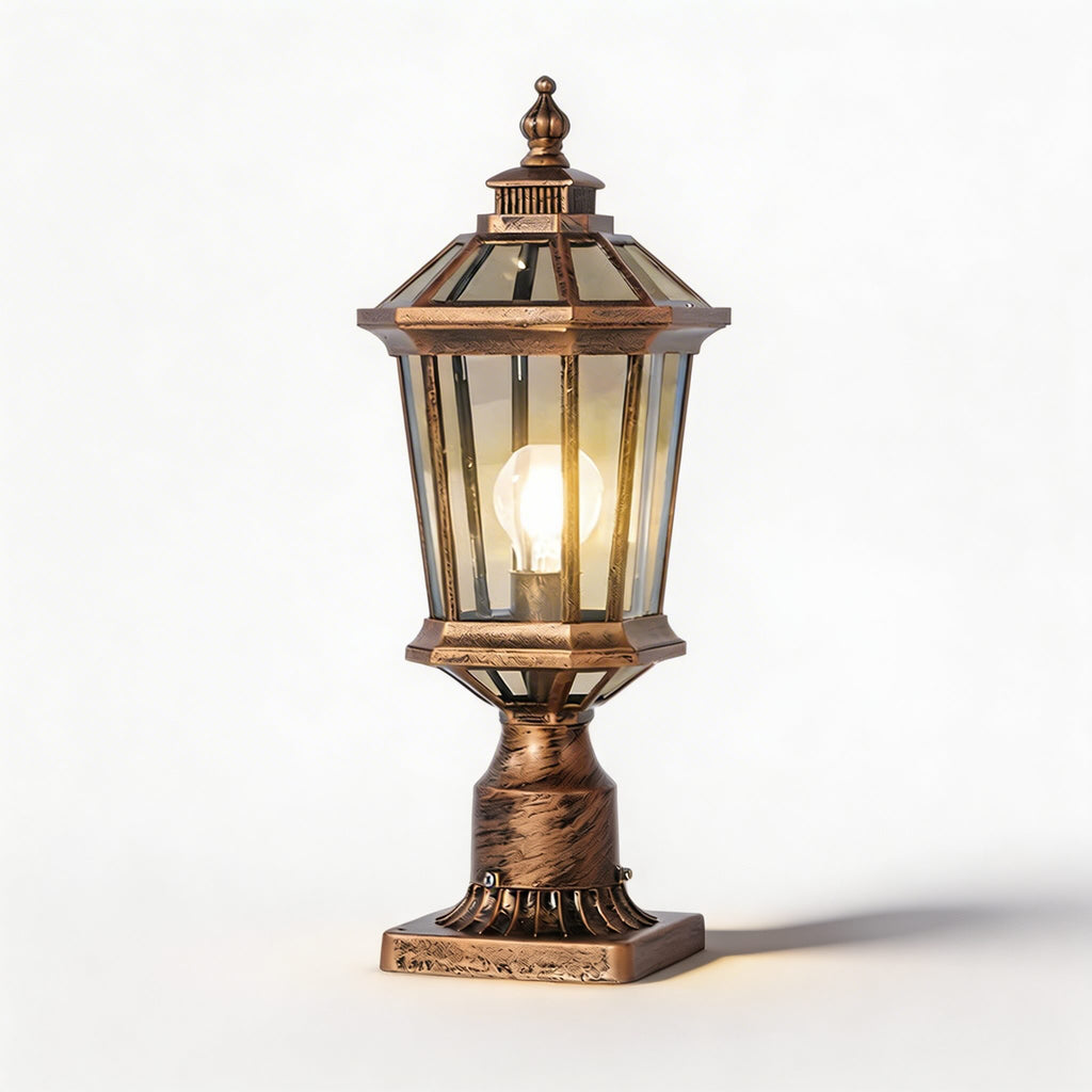 Luminara | Elegant Solar Garden Pillar Lights for Outdoor Landscape Lighting 6