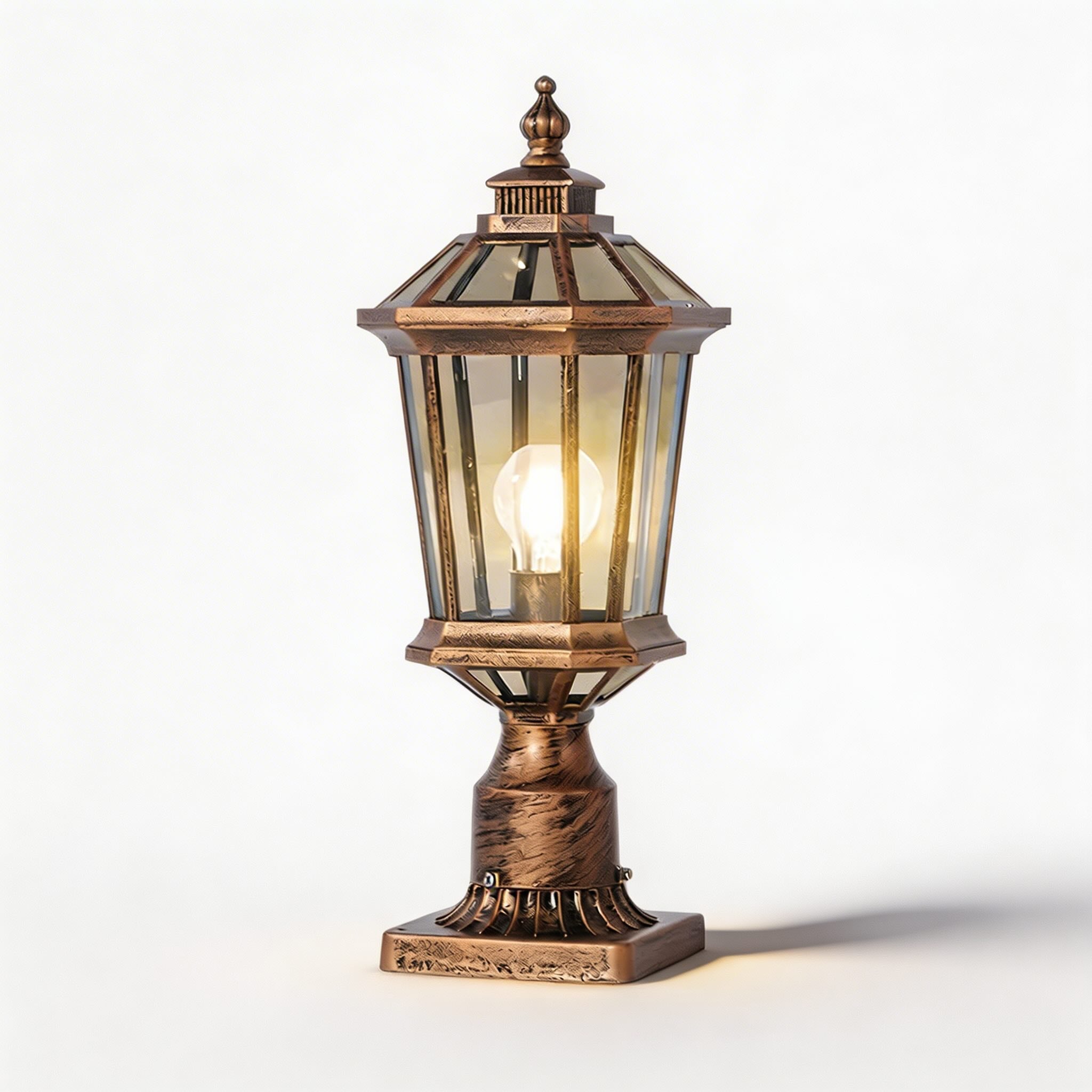 Luminara | Elegant Solar Garden Pillar Lights for Outdoor Landscape Lighting 6