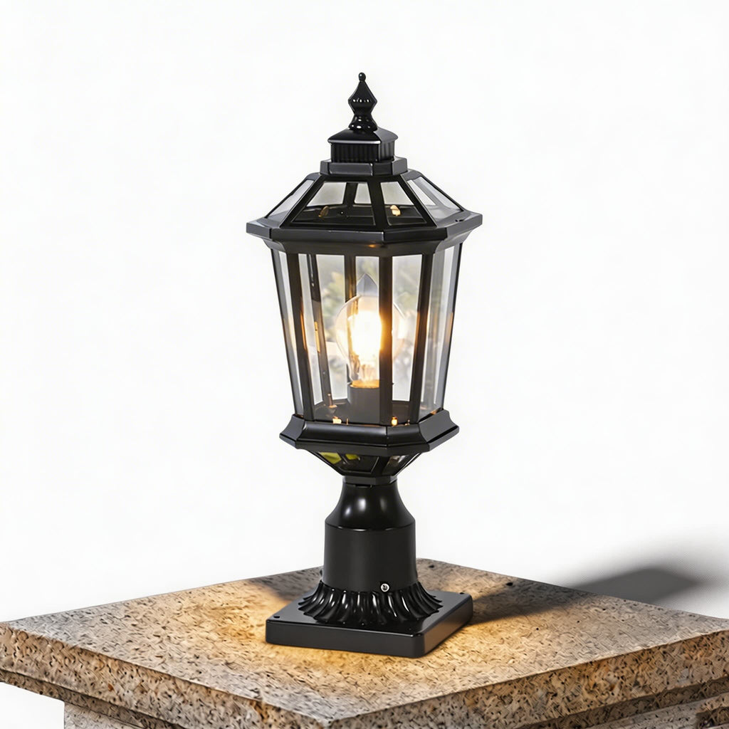Luminara | Elegant Solar Garden Pillar Lights for Outdoor Landscape Lighting 7