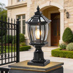 Luminara | Elegant Solar Garden Pillar Lights for Outdoor Landscape Lighting 8