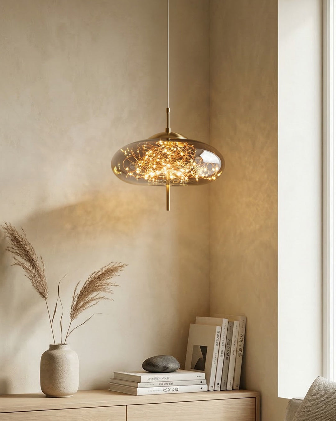 Luminara | Elegant Translucent Glass Modern Pendant Light 9