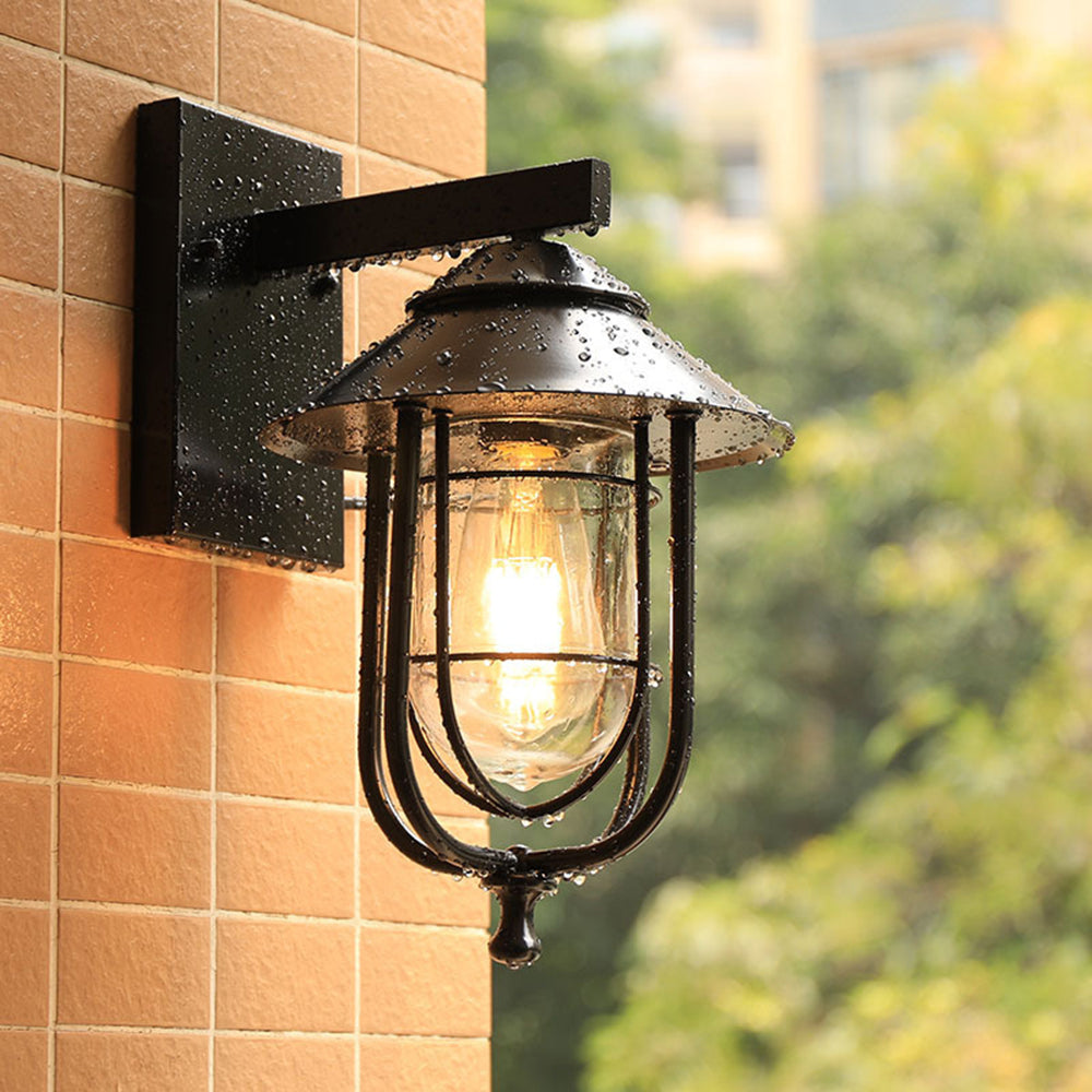 Luminara | Elegant Vintage Metal Outdoor Wall Lamp Fixture 1
