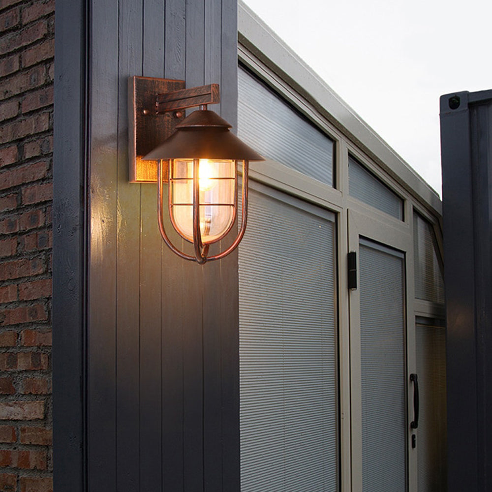 Luminara | Elegant Vintage Metal Outdoor Wall Lamp Fixture 4