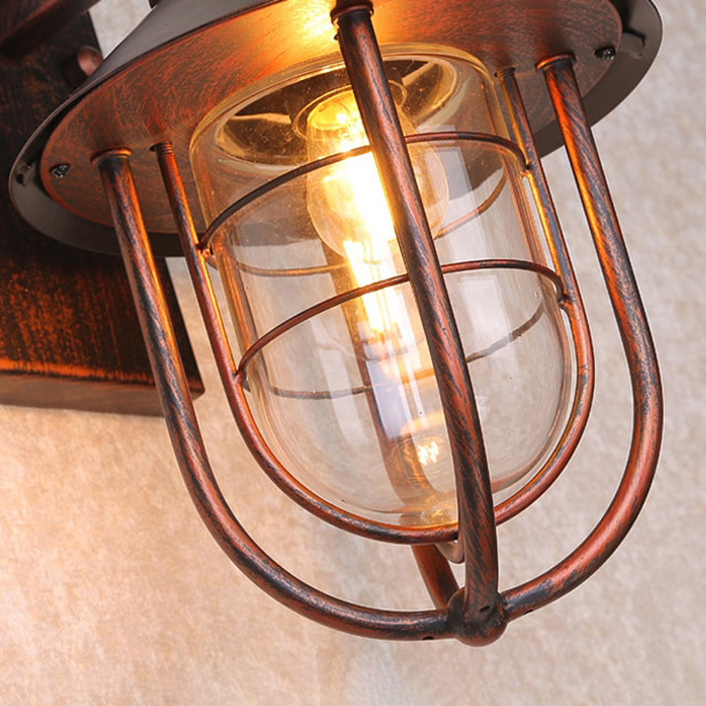 Luminara | Elegant Vintage Metal Outdoor Wall Lamp Fixture 8