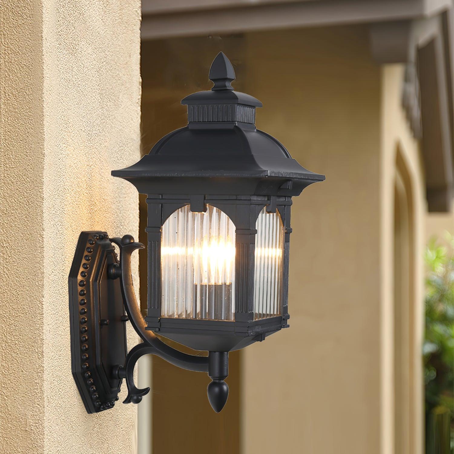 Luminara | Elegant Vintage Outdoor Wall Lantern Light Fixture 3