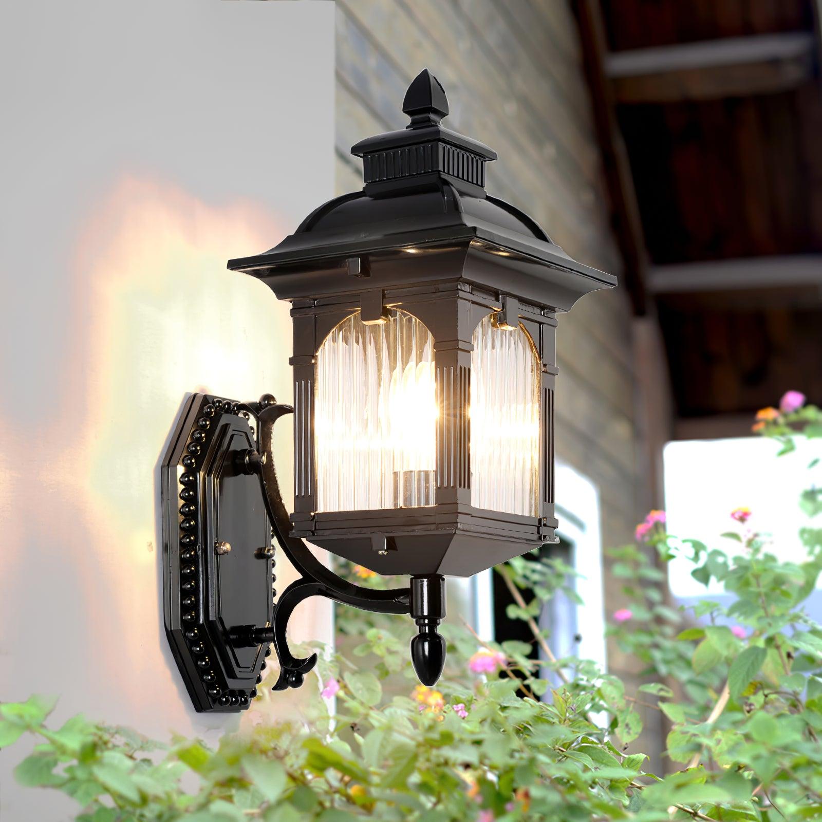 Luminara | Elegant Vintage Outdoor Wall Lantern Light Fixture 4